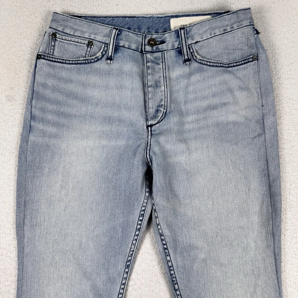 Rag & Bone Fit 1 Skinny Jeans Men 34x32 (30x27) Light Wash Stretch Button Fly‎